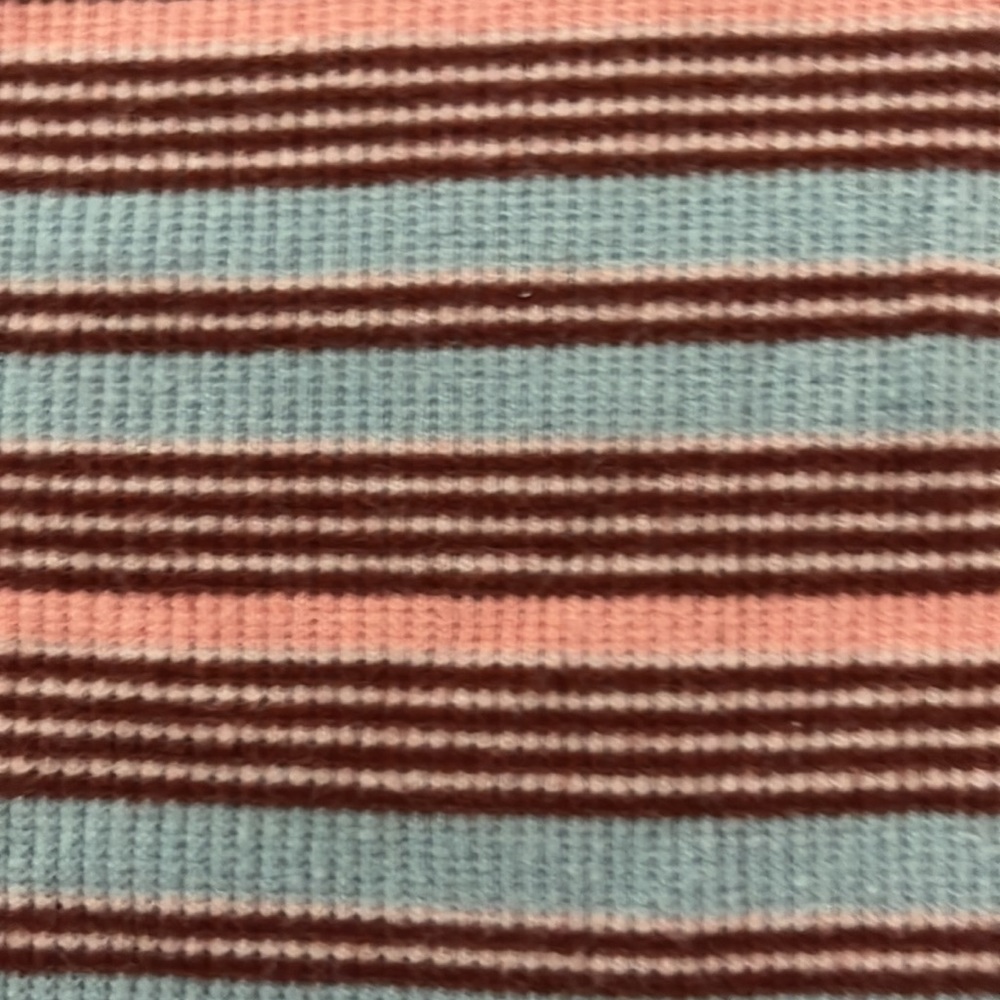 Striped Ribbed Henley - Picture 2 of 3